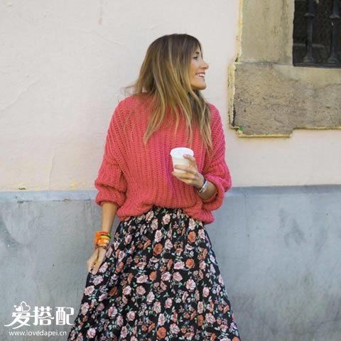 把毛衣穿的如此清新脱俗,才是真的搭配高手